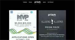 Desktop Screenshot of prismprize.com